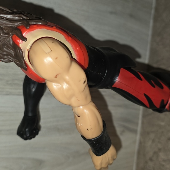 (J21)WWE MATTEL KANE TrueMoves Hinged 11.5" Wrestling Wrestler WWF Action Figure - Picture 6 of 6